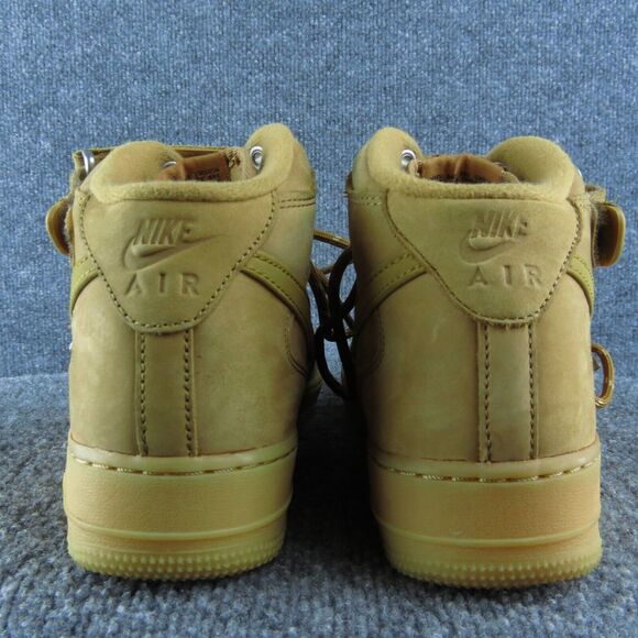 Nike Air Force 1 Mid 07 Men Sneaker Shoes Size 7‎ Medium Brown Leather Lace Up - Picture 6 of 11